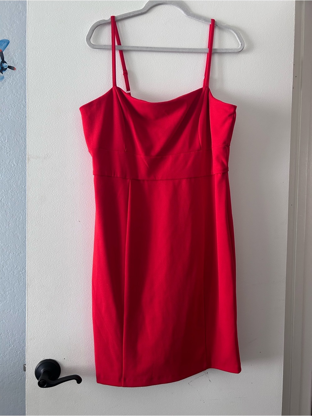BCBGeneration Red Spaghetti Strap Mini Dress